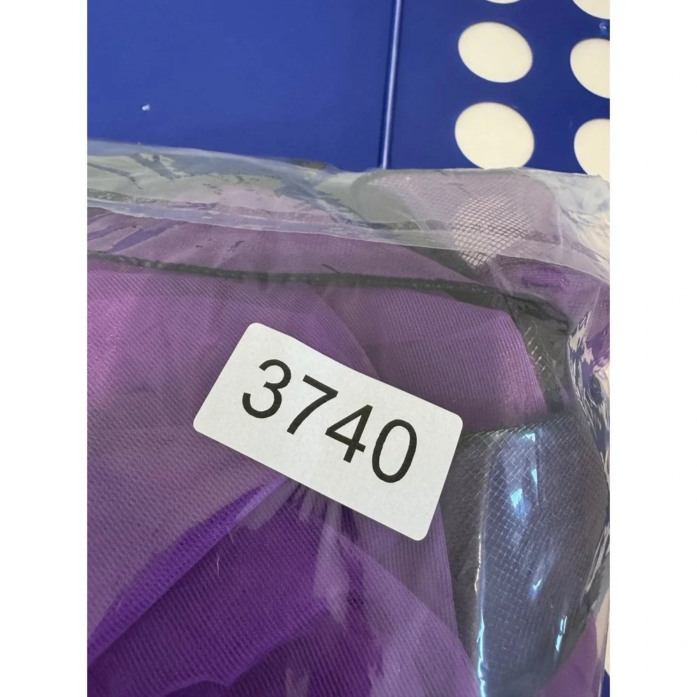 Weissman Dance Costume Tutu Dress Kids MC 10‎ Purple Sequin Halter Tulle Sparkle